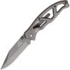 Gerber 8446 Paraframe I Framelock Folding Pocket Steel Clip Blade Knife With Stainless Skeletonized Handles