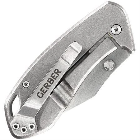 Gerber 3513 Kettlebell Framelock Stainless Blade Knife With Green Aluminum Handle 4 Gerber 3513 Kettlebell Framelock Stainless Blade Knife With Green Aluminum Handle - Image 2