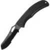 Gerber 1648G EZ Out DPSF Black Part Serrated Blade Lockback Folding Pocket Knife