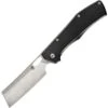 Gerber 3518 Flatiron Framelock Stainless Cleaver Blade Knife With Black Anodized Aluminum Handle