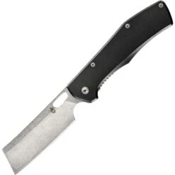 Gerber 3518 Flatiron Framelock Stainless Cleaver Blade Knife With Black Anodized Aluminum Handle