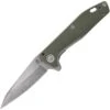 Gerber 1610 Fastball Linerlock Knife Knife With Green Aluminum Handle